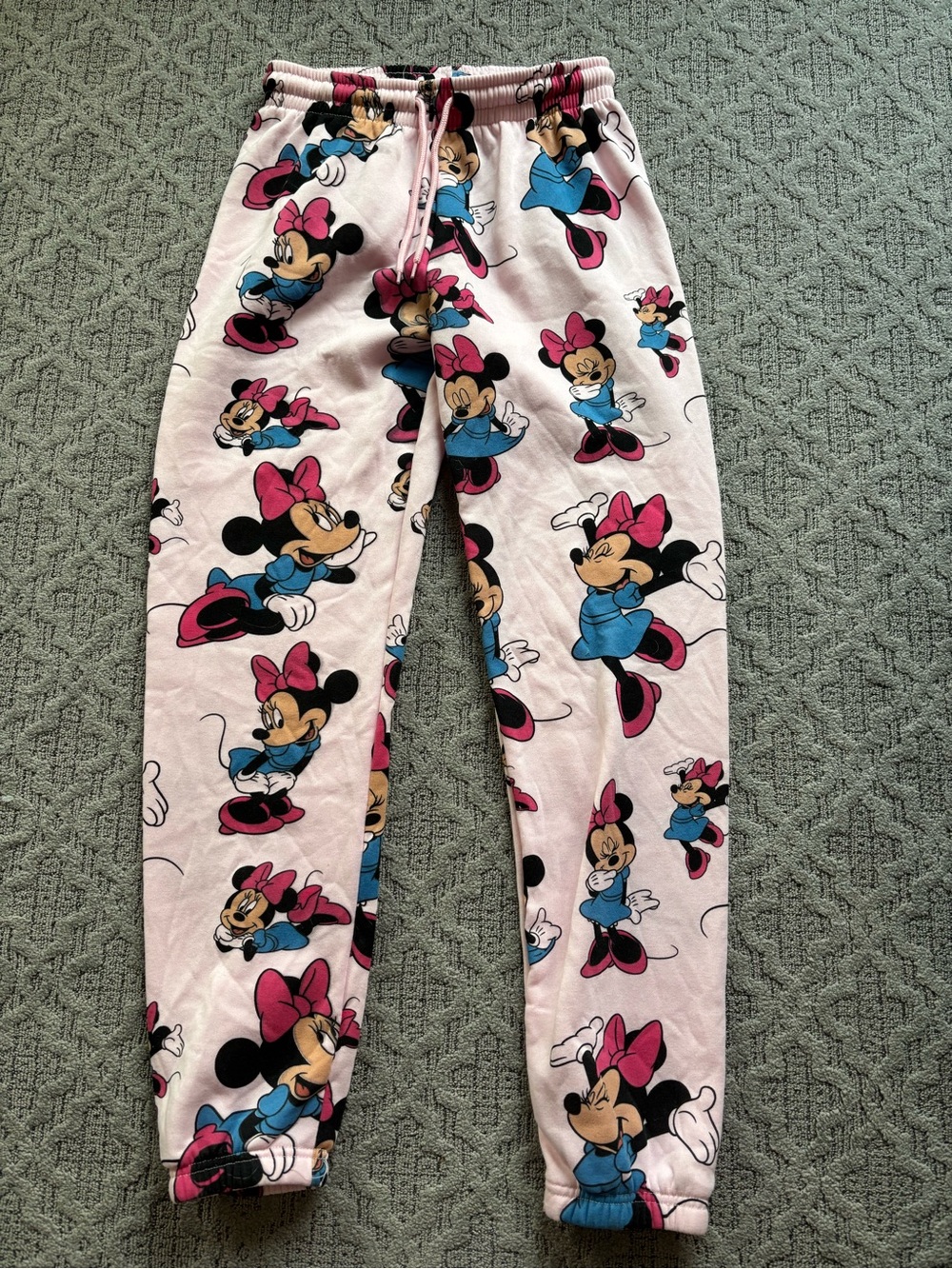 Disney Minnie Mouse Pink & Blue Pants